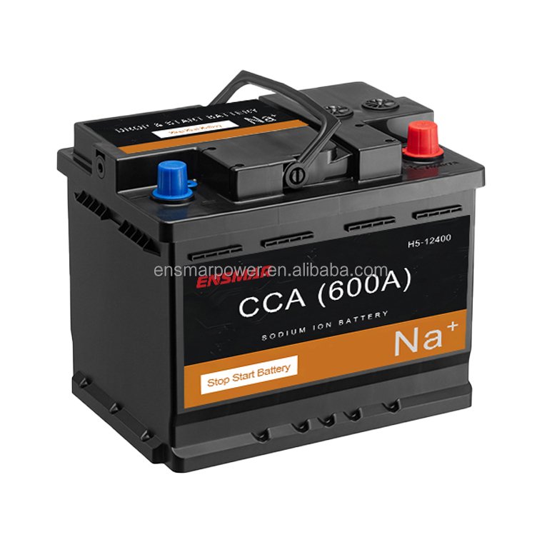 Don't Freeze Even -40℃ Ensmar Excellent Quality 12 Volt Battery and Charger Sodium Auto Battery Price 51r Battery