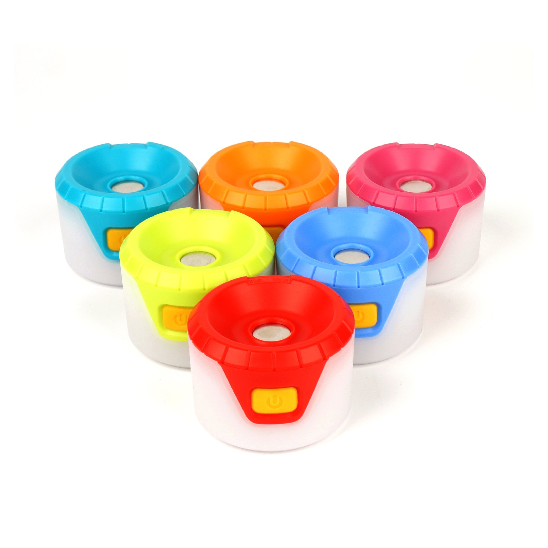 Multi Colored 3AAA Outdoor Mini LED Tent Light, Plastic Emergency Portable Lantern