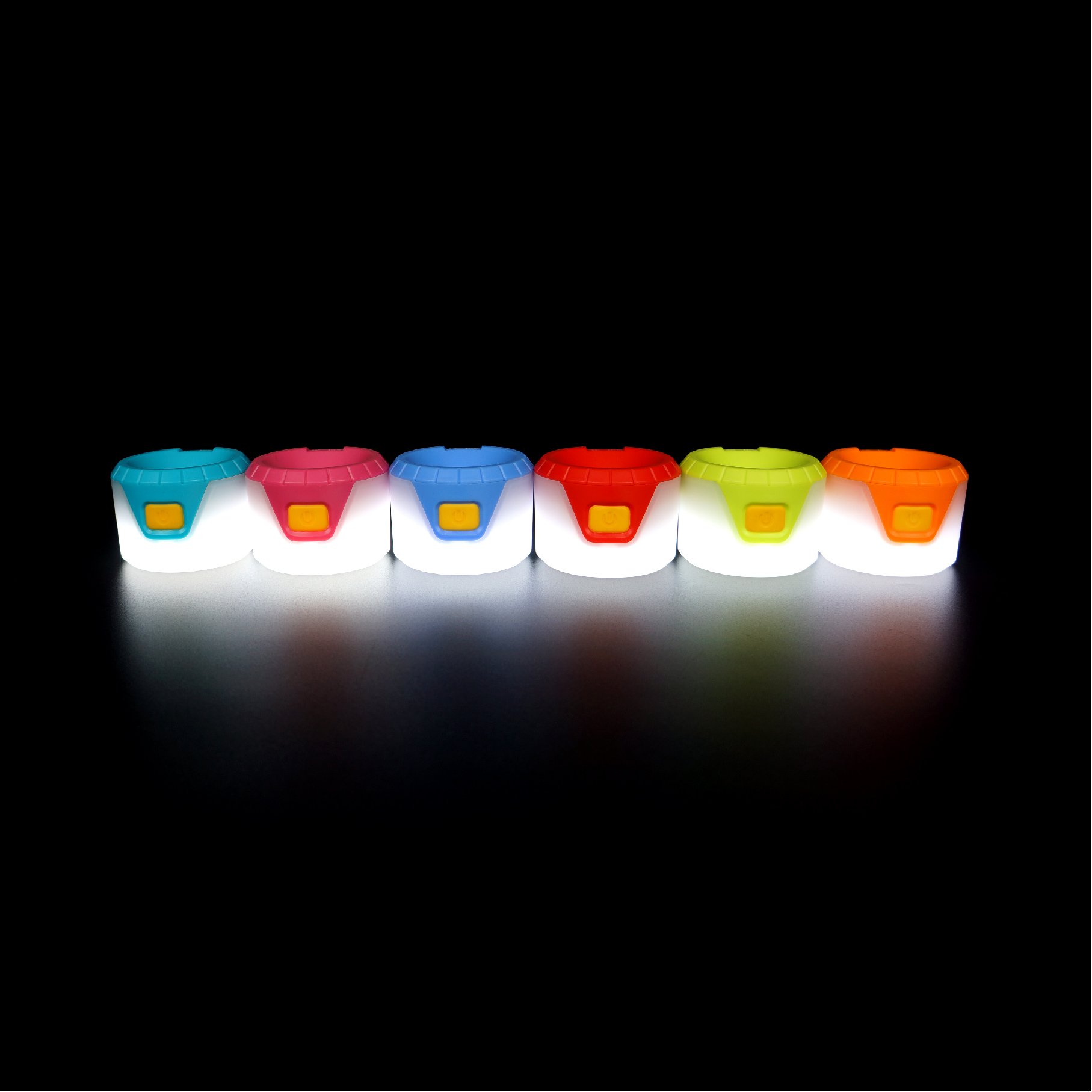 Multi Colored 3AAA Outdoor Mini LED Tent Light, Plastic Emergency Portable Lantern