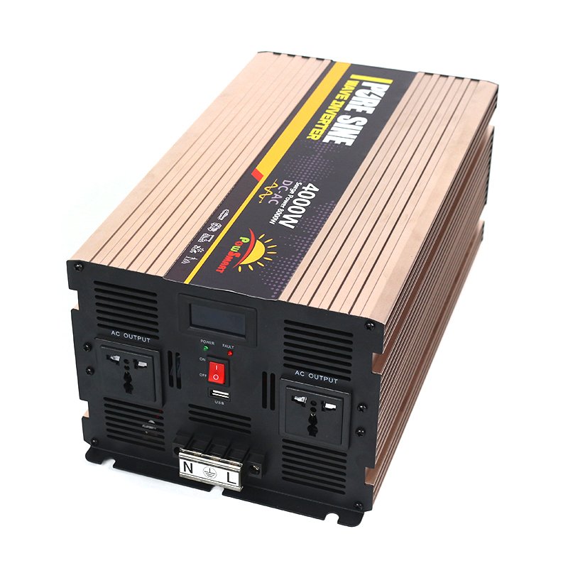 4000W/1kw Pure Sine Wave Inverter Car Battery Power With 110v-240v Output And 12v-48v Input Single Output Type
