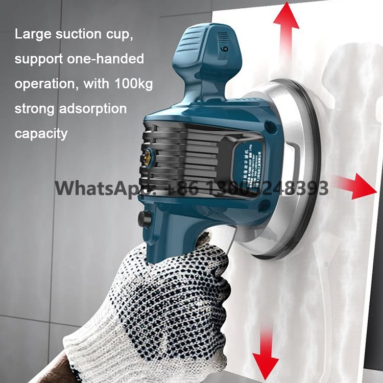 16.8V Professional Vibrator Auto Leveling Machine Tiles Laying Handheld Vibrating Tiling Electric Paving Tile Tiler Tools
