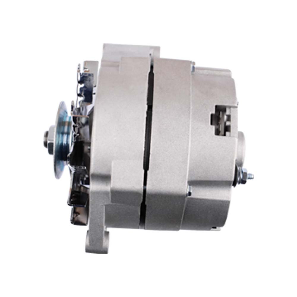 Factory 100102 100 Amp Chrome V-Belt 1-wire Aopec Brand Racing Alternator