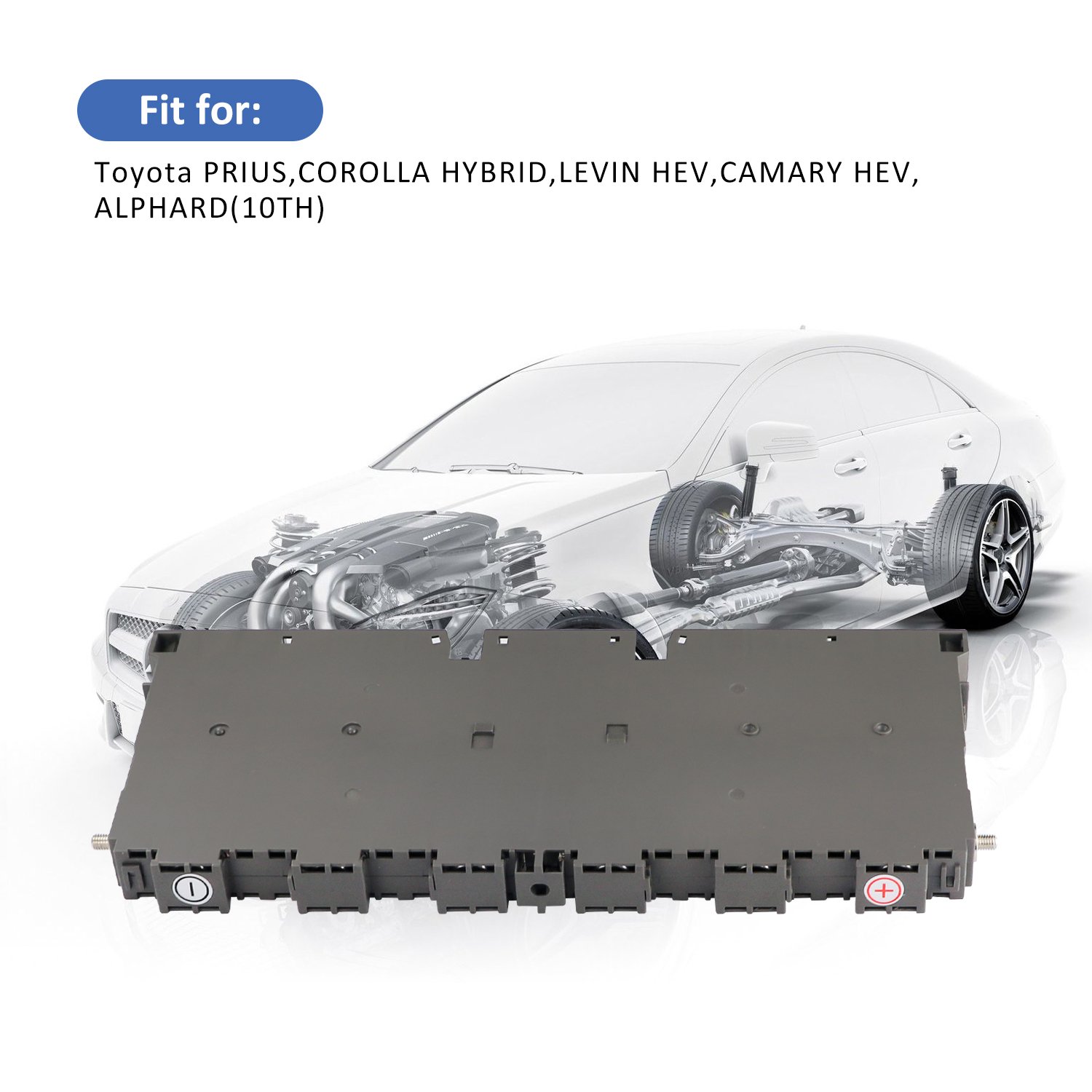 Brandnew 7.2v Excellent Prismatic Cell Nimh Hybrid Car Replacement Auto Battery Pack Fit for Toyota Prius C Lexus