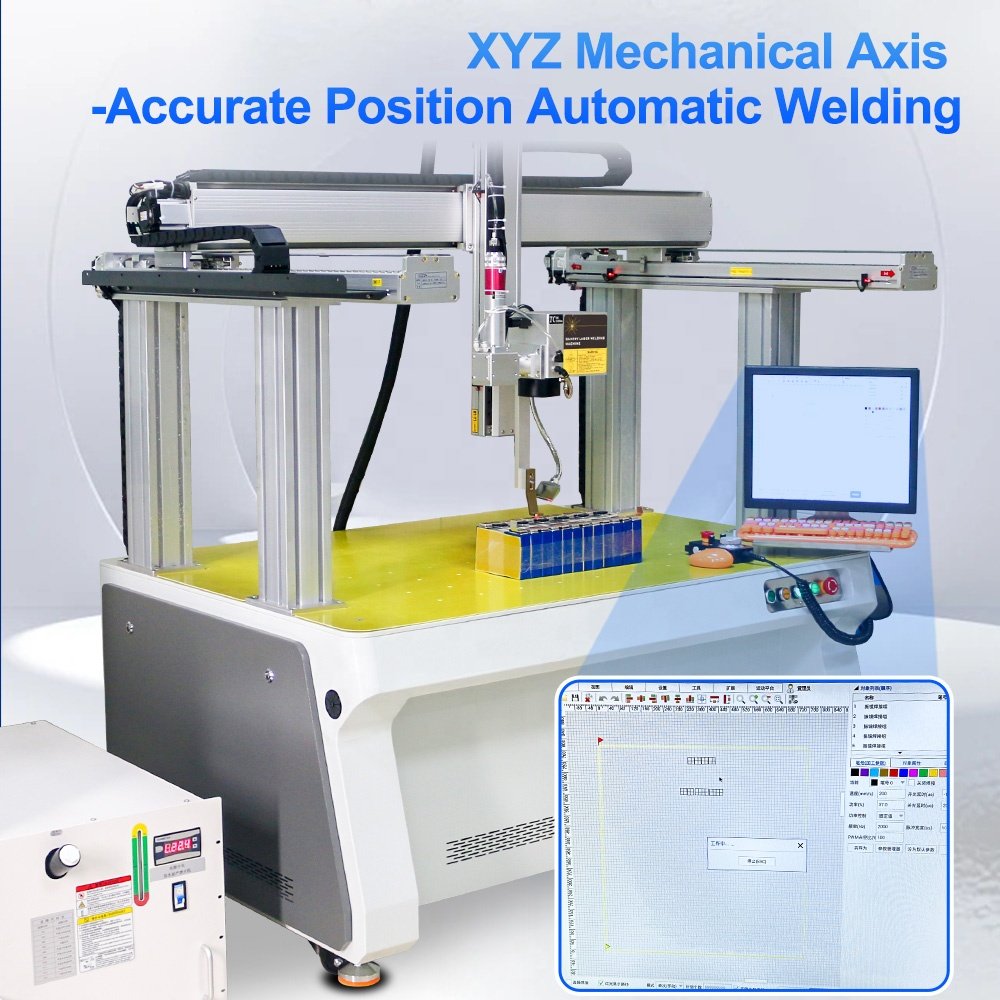 Laser Welding Machine Automatic Battery Pack Welding 1500 200 3000W Gantry Laser Welders
