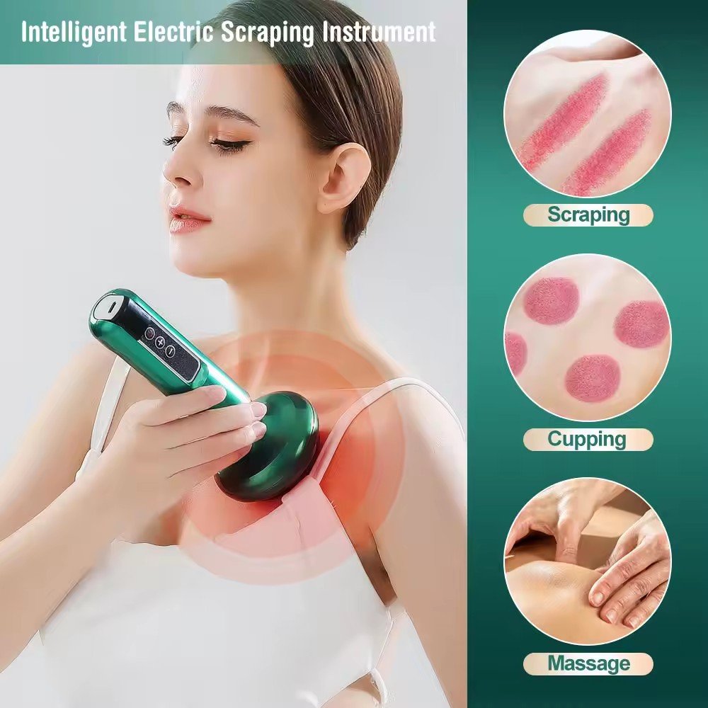 Hot Body Slimming Tools Guasha Electric Scraping Suckers Auto Vacuum Suction Cup Electric Cupping Massager