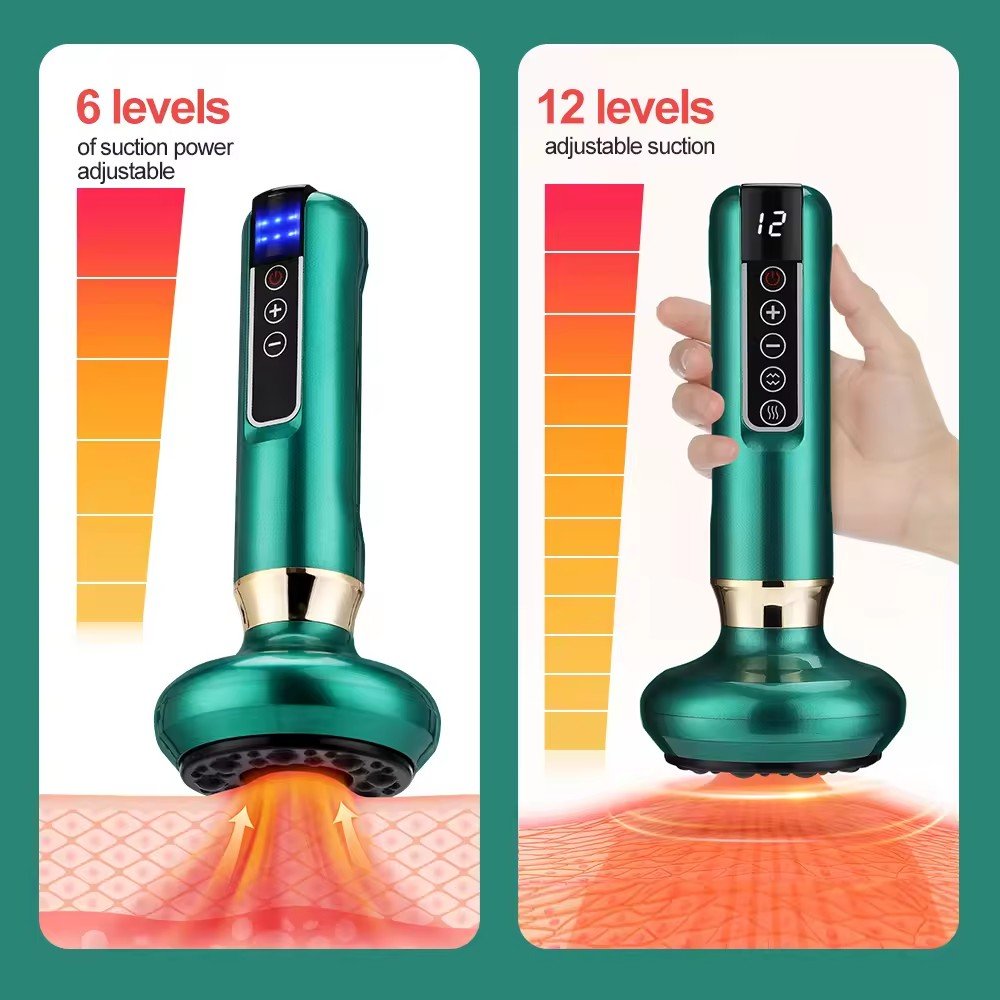 Hot Body Slimming Tools Guasha Electric Scraping Suckers Auto Vacuum Suction Cup Electric Cupping Massager