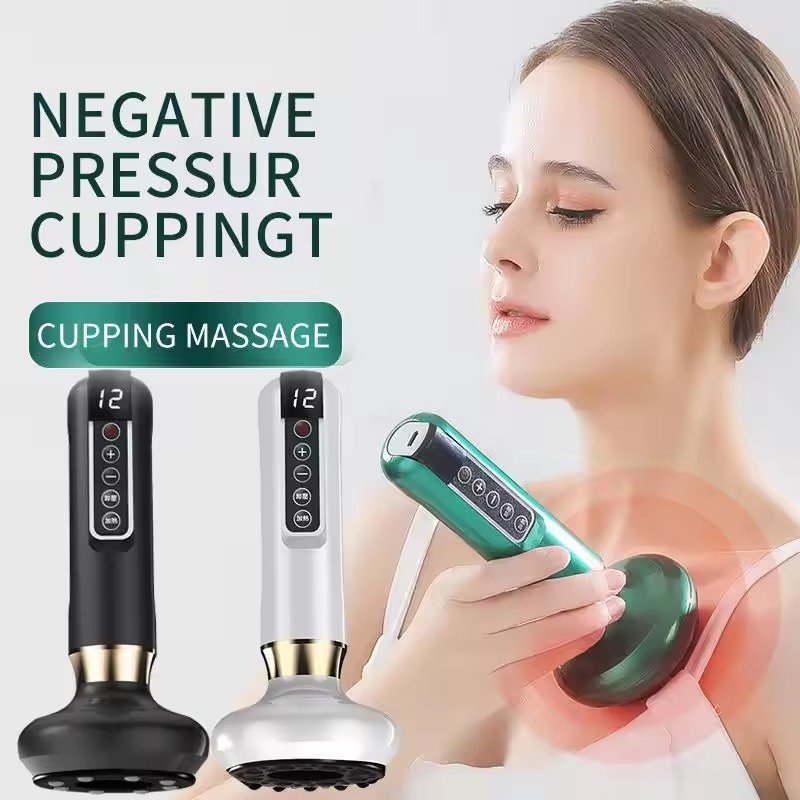 Hot Body Slimming Tools Guasha Electric Scraping Suckers Auto Vacuum Suction Cup Electric Cupping Massager