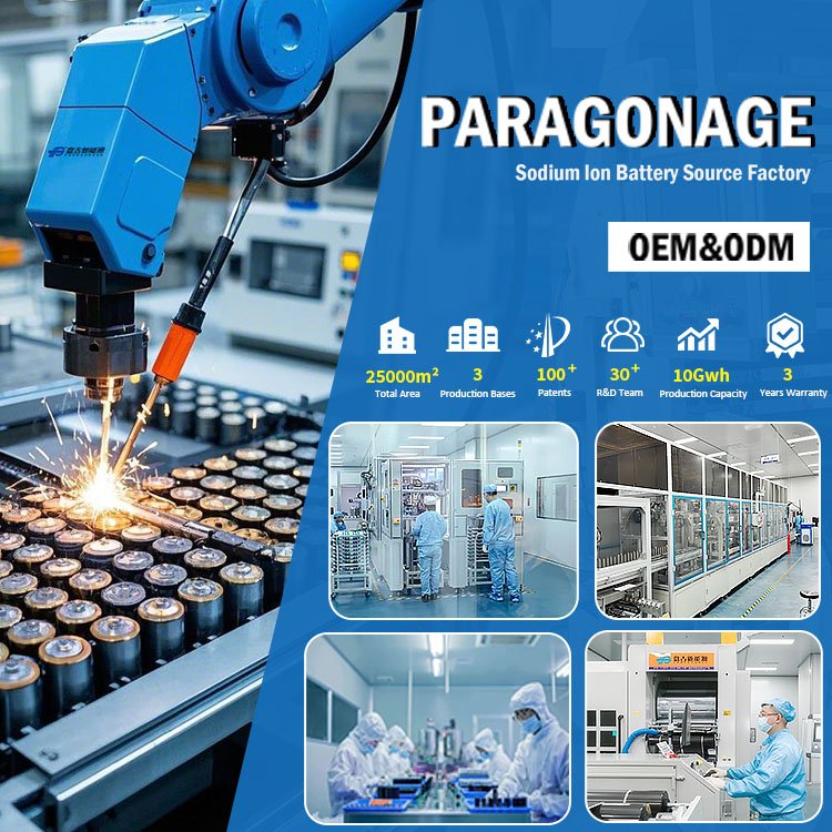 Paragonage Sodium SIBs Cells 33140 Natrium Ionen Akku 15C Sodium Ion Battery For Car Audio