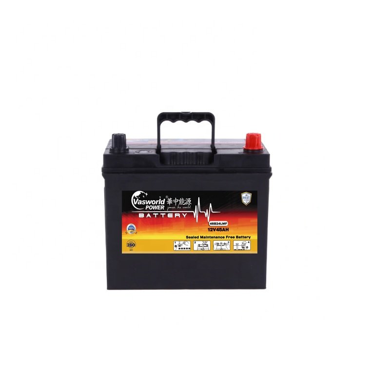 S&T Power Car Battery NS60 12V45AH 46B24L Maintenance Free High Quality Auto Battery