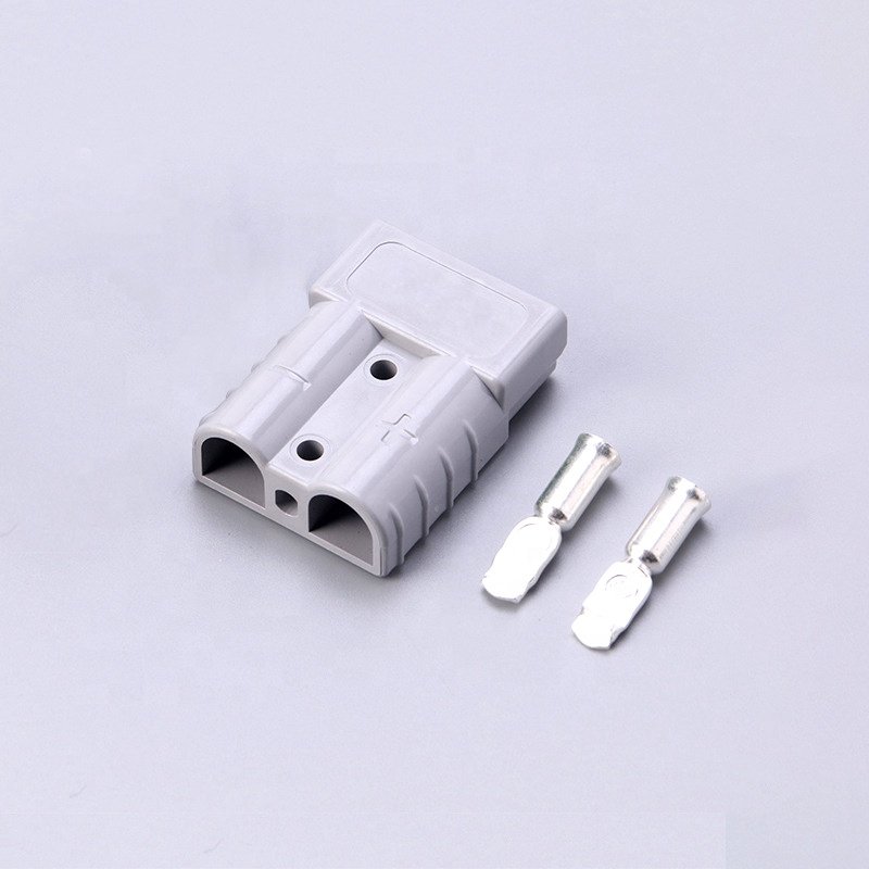 Copper 50A Battery Plug With Quick Disconnection Clutch Crimp Terminal Connector