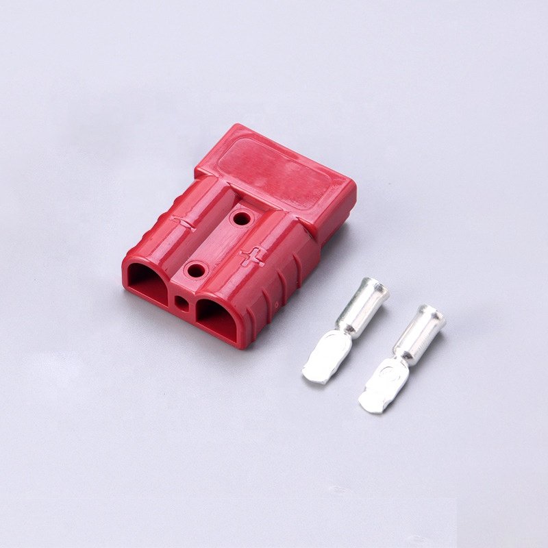 Copper 50A Battery Plug With Quick Disconnection Clutch Crimp Terminal Connector