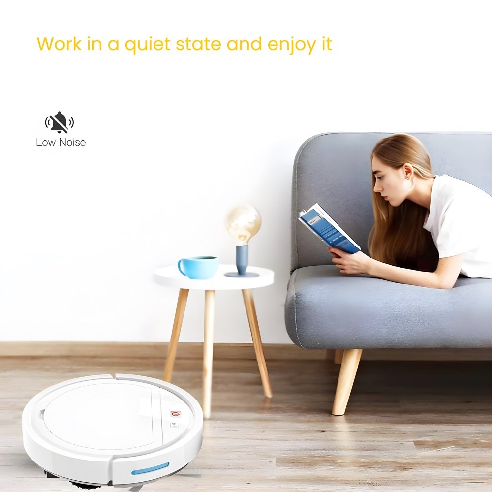 3 in 1 Small Automatic Self Charging Electric Smart Sweep Vacuum Cleaner With Mop Function Tuya for Home House Floor Wet and Dry