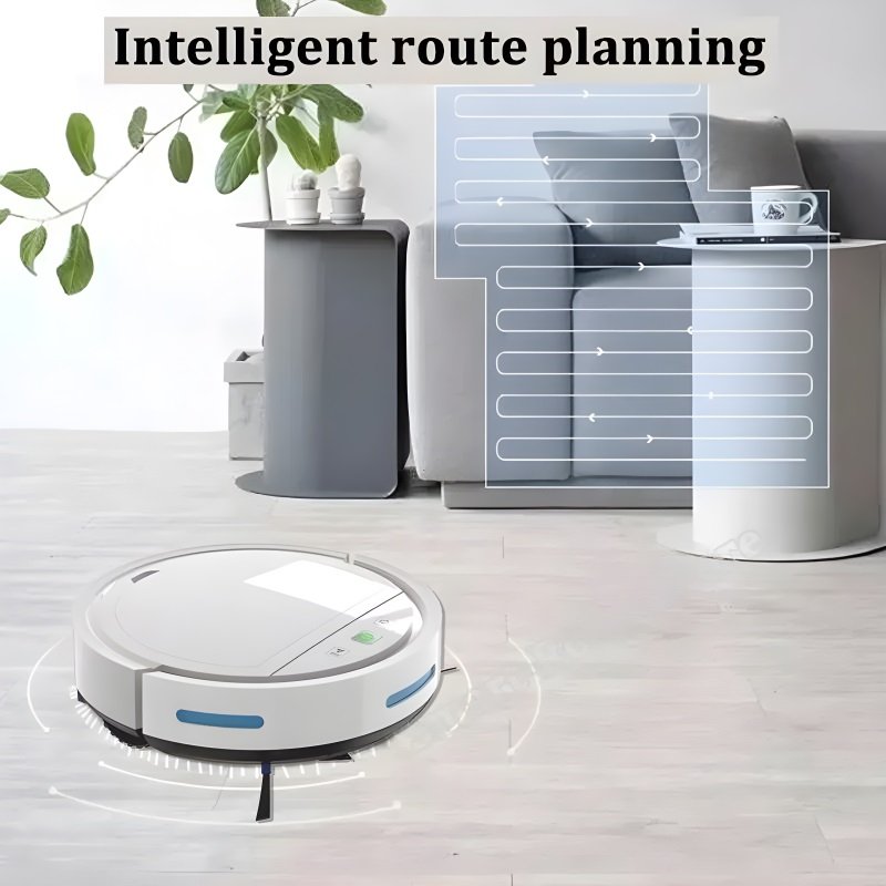 3 in 1 Small Automatic Self Charging Electric Smart Sweep Vacuum Cleaner With Mop Function Tuya for Home House Floor Wet and Dry