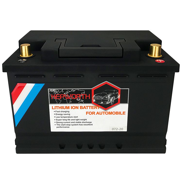 High Quality Lifepo4 Automobile Battery 072-20 12v 70ah Car Battery Car Auto Lifepo4 Starter Battery 1300cca