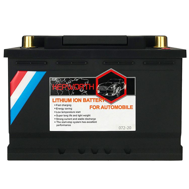 High Quality Lifepo4 Automobile Battery 072-20 12v 70ah Car Battery Car Auto Lifepo4 Starter Battery 1300cca