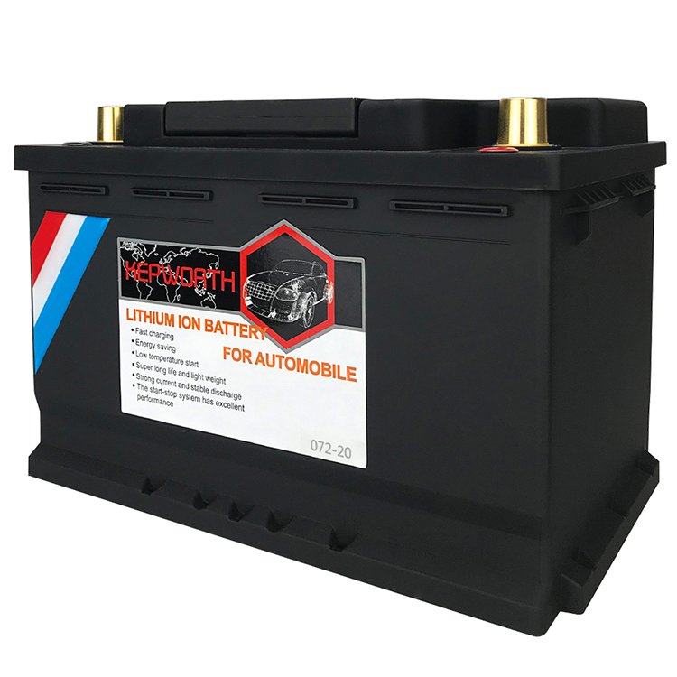High Quality Lifepo4 Automobile Battery 072-20 12v 70ah Car Battery Car Auto Lifepo4 Starter Battery 1300cca