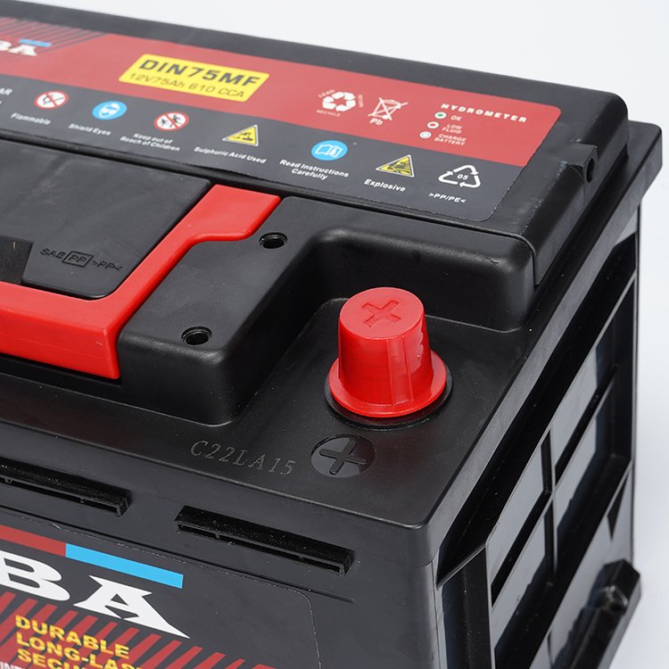 OEM ODM Long Life Lead Acid Trucks Automobile Rechargeable DIN75MF 12v 75ah SMF Auto Battery