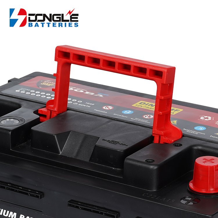 OEM ODM Long Life Lead Acid Trucks Automobile Rechargeable DIN75MF 12v 75ah SMF Auto Battery