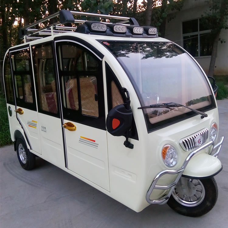 Fashionable Adult Three Wheel Auto Battery Rickshaw for Sale