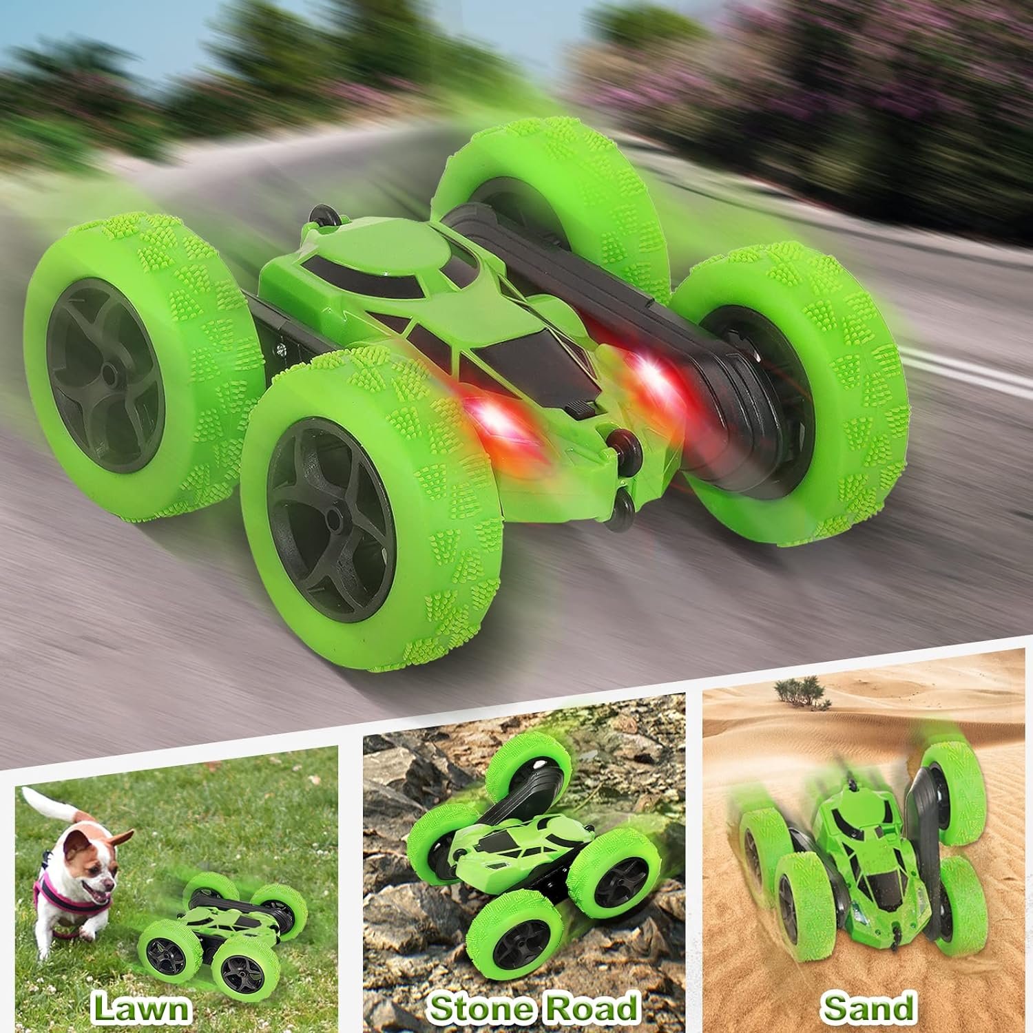 RC Stunt Cars Electric Colour Box Remote Control RC Car Gua Remote Control Car Toys Plastic for Kids Factory Wholesale 2.4ghz