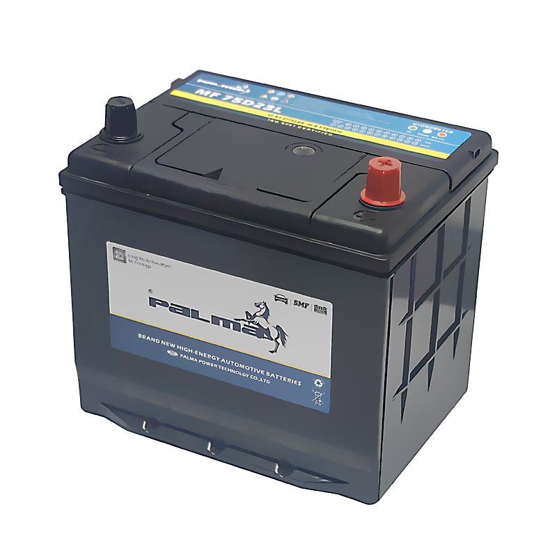 75D23 12V66AH Plama MF Auto Hybrid Battery in Korea Car Truck Batteries Wholesale