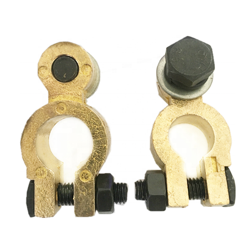 Connectors Brass Marine Grade Battery Terminal Top Post for Boat Car RV Clips Brass Connector