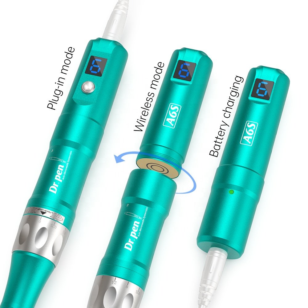 Professional Skin Auto Derma Microneedle Pen Dr.pen A6S for Skin Rejuvenation/Anti-aging/tighten the Skin