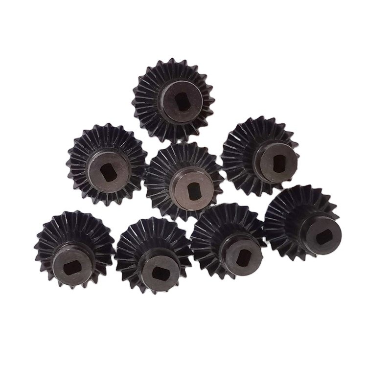 High Hardness Precision SUS304 Material Crown Wheel Spiral Pinion Bevel Straight Gear for Auto Machine