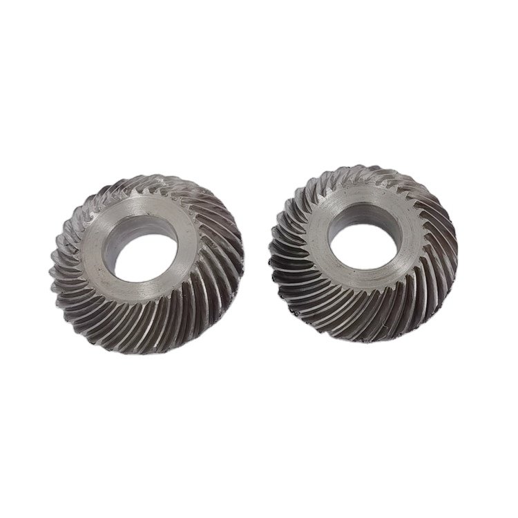High Hardness Precision SUS304 Material Crown Wheel Spiral Pinion Bevel Straight Gear for Auto Machine