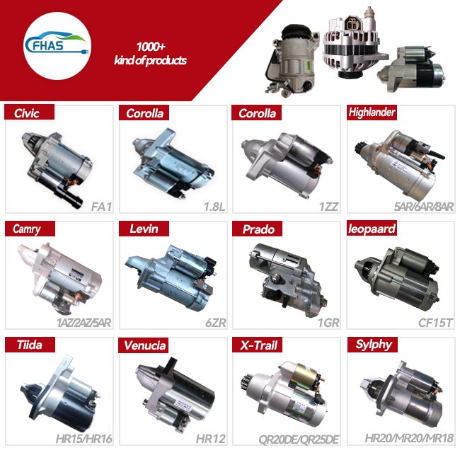 Car Starter Multiple Brands Including for Toyota for BMW Hyundai Audi Mazda Mitsubishi for Nissan Benz Suzuki Automotive Parts