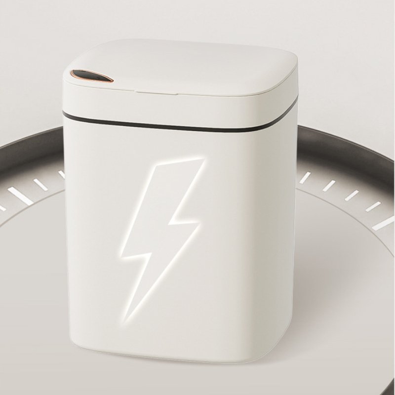 FF2184 Home Office Automatic Touchless Garbage Can Auto Plastic Waste Basket Motion Sensor Touchless Smart Trash Can
