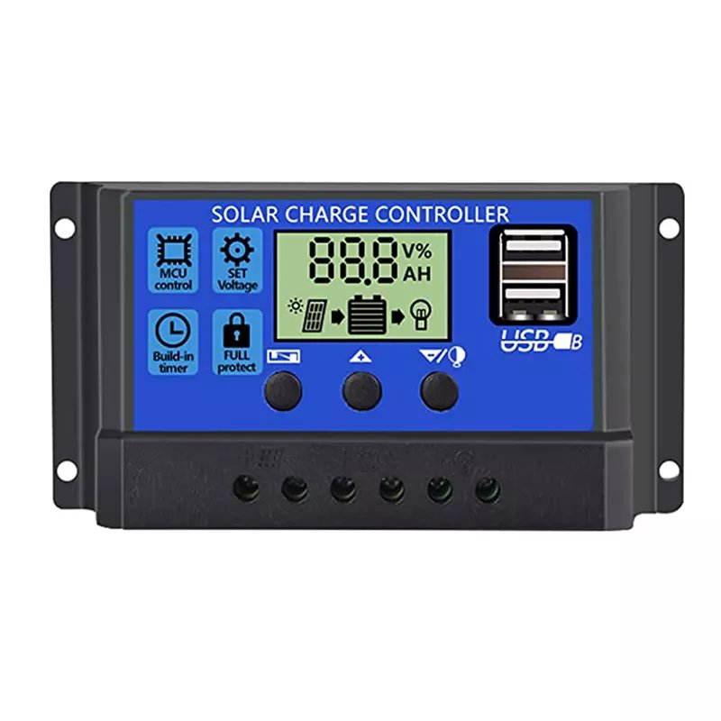 Wholesale New Energy Mppt 12V 24V 48V 10A 20A 30A 40A 50A 60A Pwm Solar Charge Controller