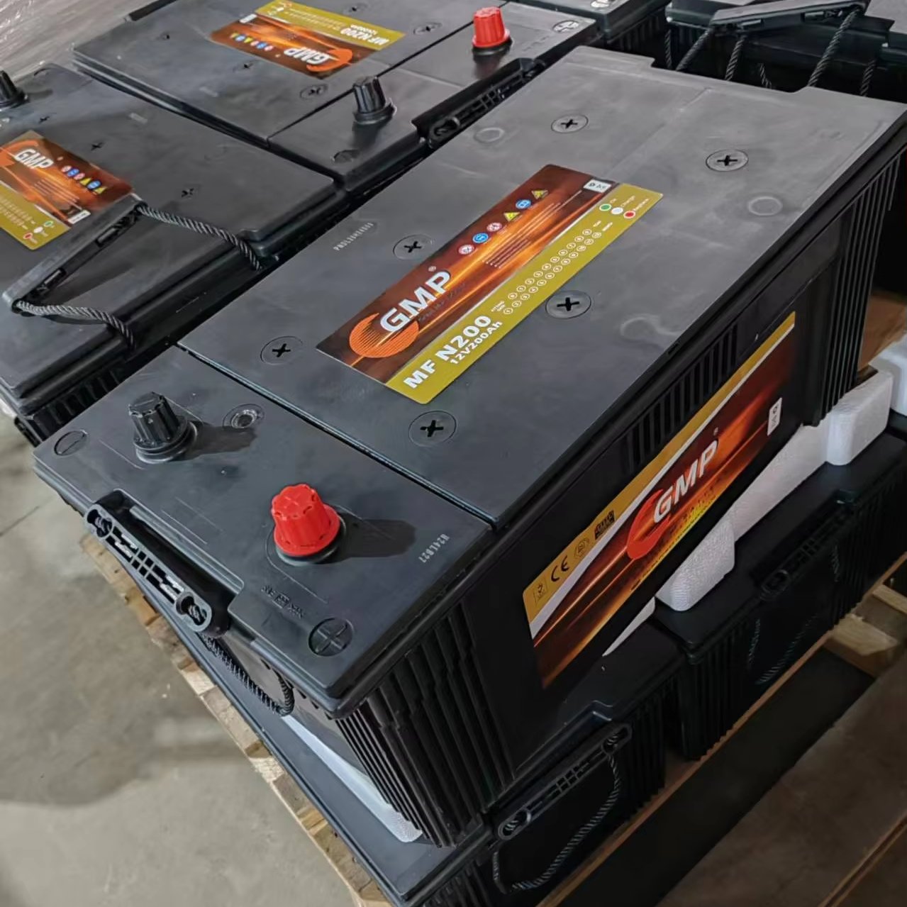 N200 GMP Lead Acid Mf 12v200ah Car Truck Battery Auto Vehicle Marine Batteries Wholesale