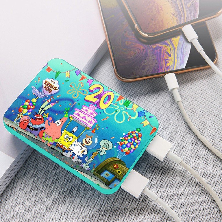 2025 Big logo Area Custom Branded Promotional Business Gifts for Merchandise Items Pocket Mini 5000mah Power Bank Support OEM