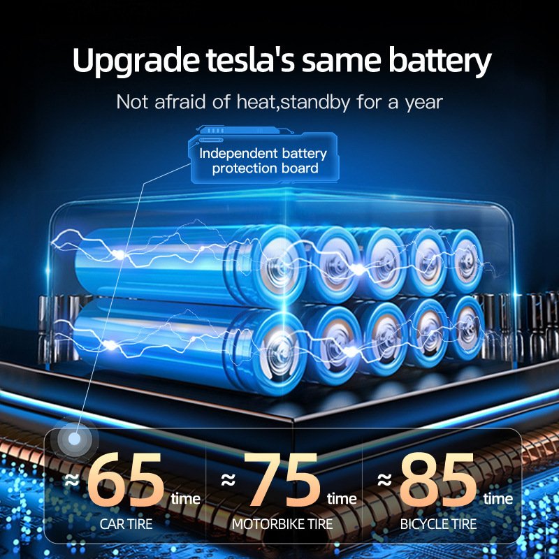 Jump Starter New Portable Car Electric Vehicle Tire Air Pump Wireless Power Bank for All Kinds of Electric Charging Use