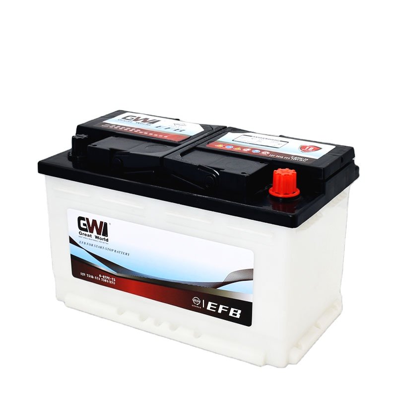 Wholesale Auto Electrical Systems Used 75ah EFB Battery JIS Standard MF Battery for Trucks Direct from Chinese Factory