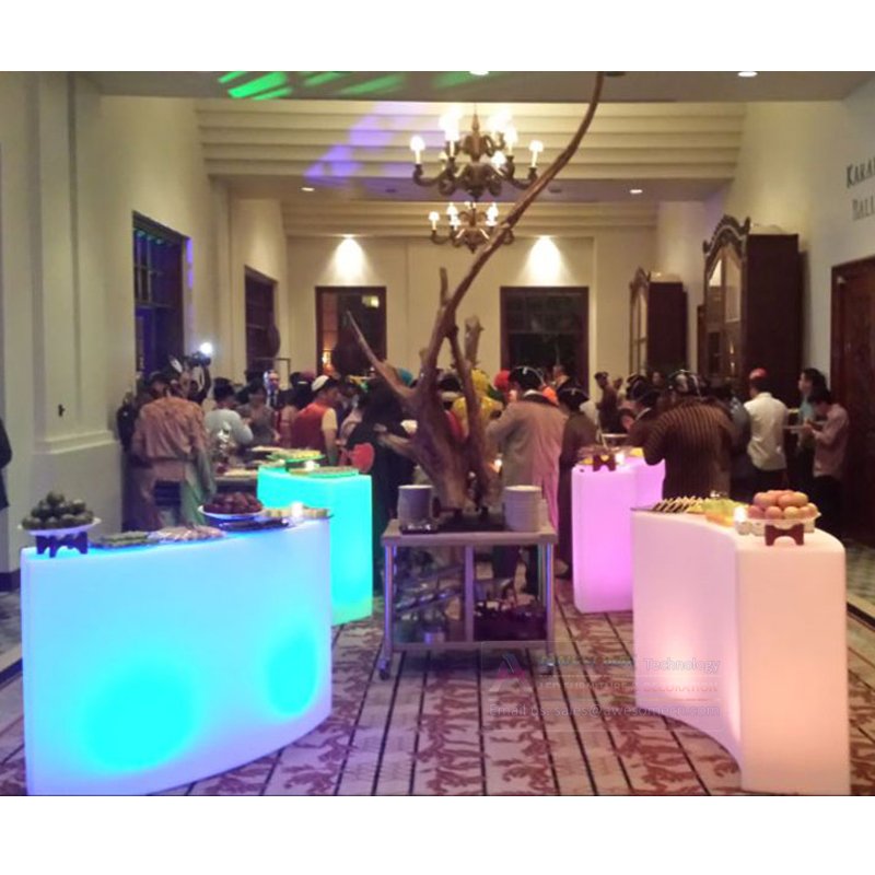 Portable Dj Table Stands / Acrylic Led Light Dj Booth Table ( BC140 )