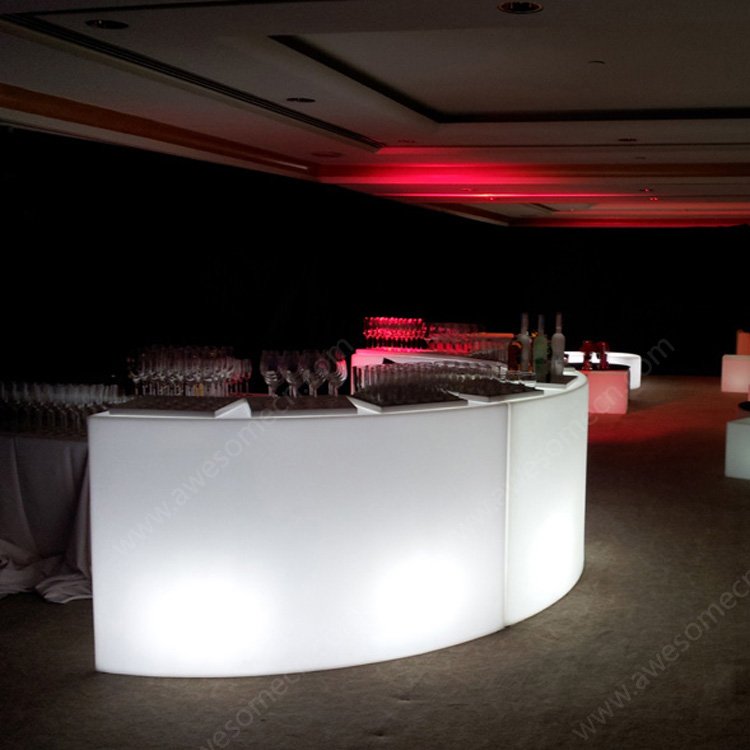 Portable Dj Table Stands / Acrylic Led Light Dj Booth Table ( BC140 )