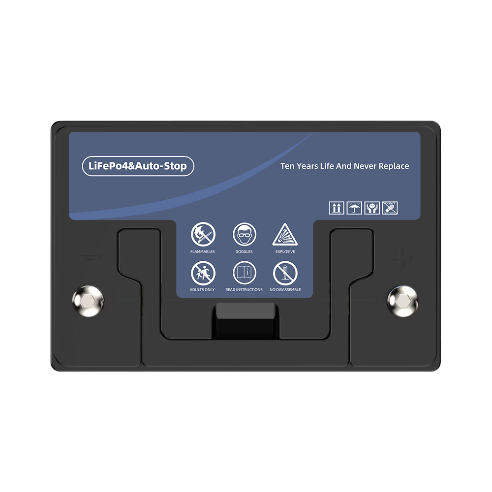 Deep Cycle Auto Starter Battery 12v 45ah 60ah 75ah 90ah 105ah 120ah 135ah Lifepo4 Car Start-Stop Lithium Battery