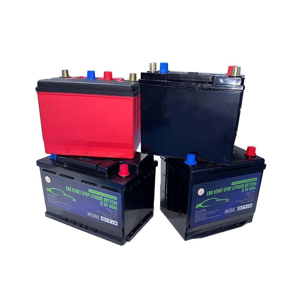 Deep Cycle Auto Starter Battery 12v 45ah 60ah 75ah 90ah 105ah 120ah 135ah Lifepo4 Car Start-Stop Lithium Battery