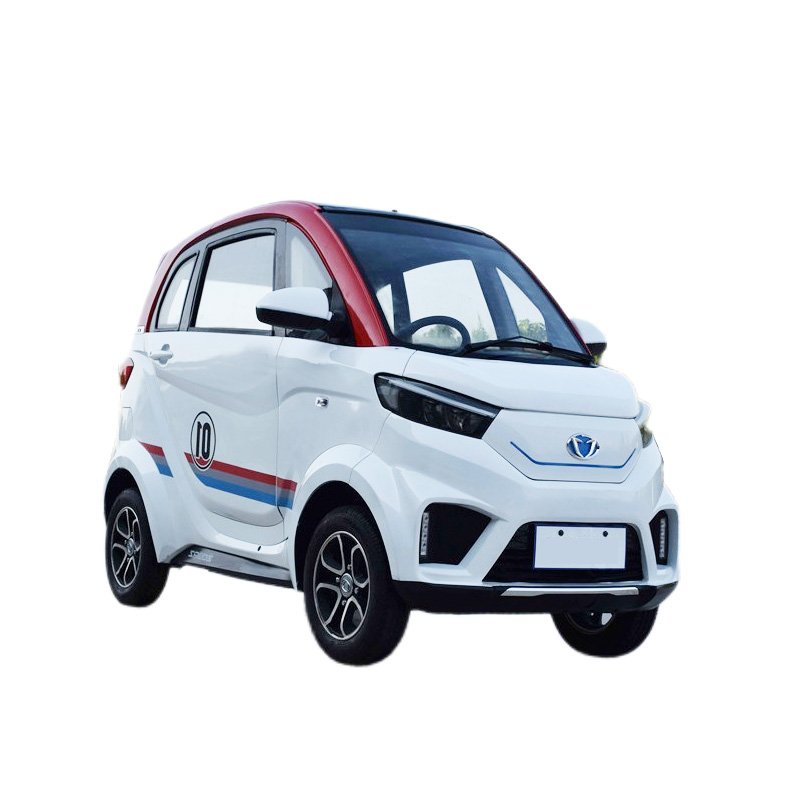 China New Small Eco Car Family Light Four-Wheel Electric Vehicle DC Elderly Fully Enclosed New Energy Automobile Radio