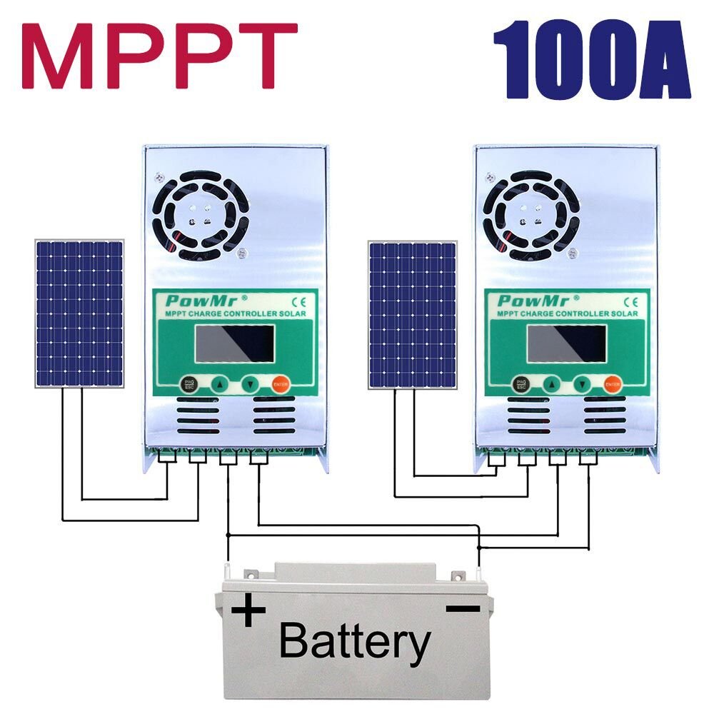 Good Quality 12V 24V 36V 48V 60a Solar Battery Charger Mppt Solar Charge Controller for Lifepo4 Batteries Charging