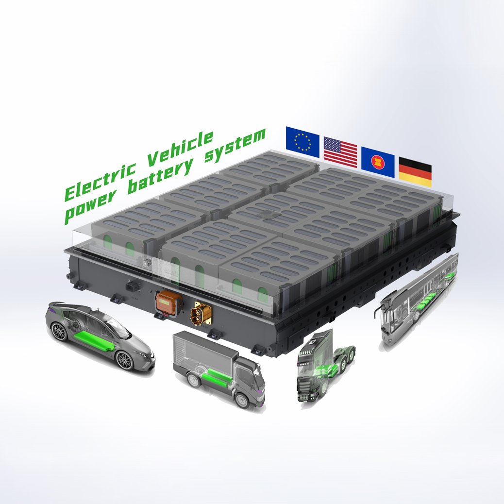 GreenBatt Factory Custom EV Car Battery 42kwh 84kwh Electric Vehicle LiFePO4 Automobile Lithium Ion Batteries Pack