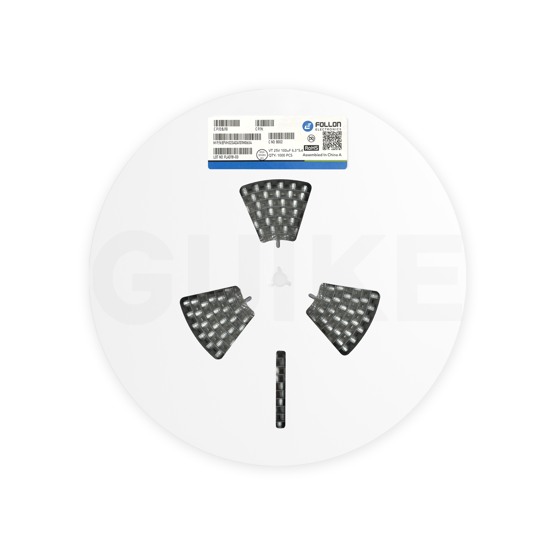 Car Starter Ultra MLCC Appliances Induction Heater Super Capacitor Chip Battery Ceramic B002 VT 25V 100uf 6.3*5.4 All Size 123