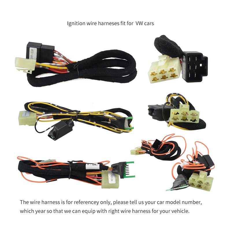 Pke Passive Keyless Entry Remote Start Stop Plug and Play Car Alarm Kit Fit for VW tiguan Polo passat Can Bus Remote Starter