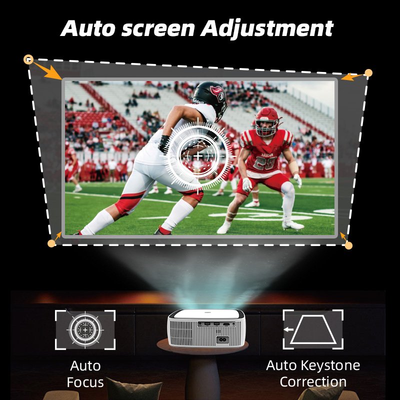 Beamer Mobile Theater Gaming LED Android Proyector Portable Smart Home Cinema Mini Projector 4k Video WiFi TV