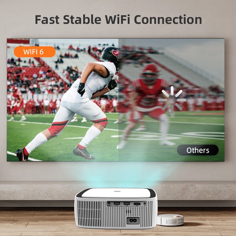 Beamer Mobile Theater Gaming LED Android Proyector Portable Smart Home Cinema Mini Projector 4k Video WiFi TV