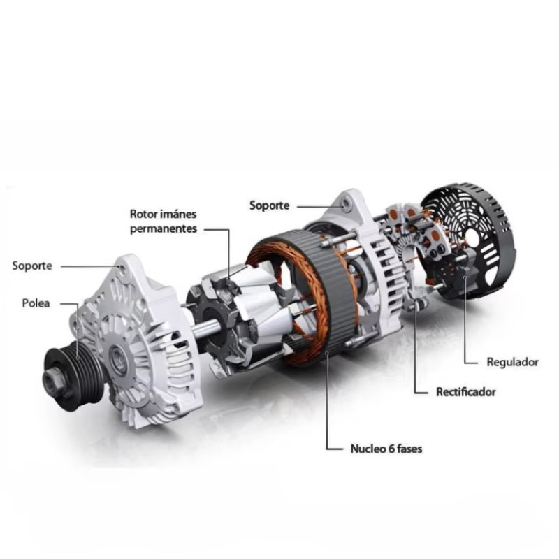 Wholesale Price Auto Electrical Car Alternator for Toyota Honda Nissan Hyundai Mazada Suzuki 48v Alternator