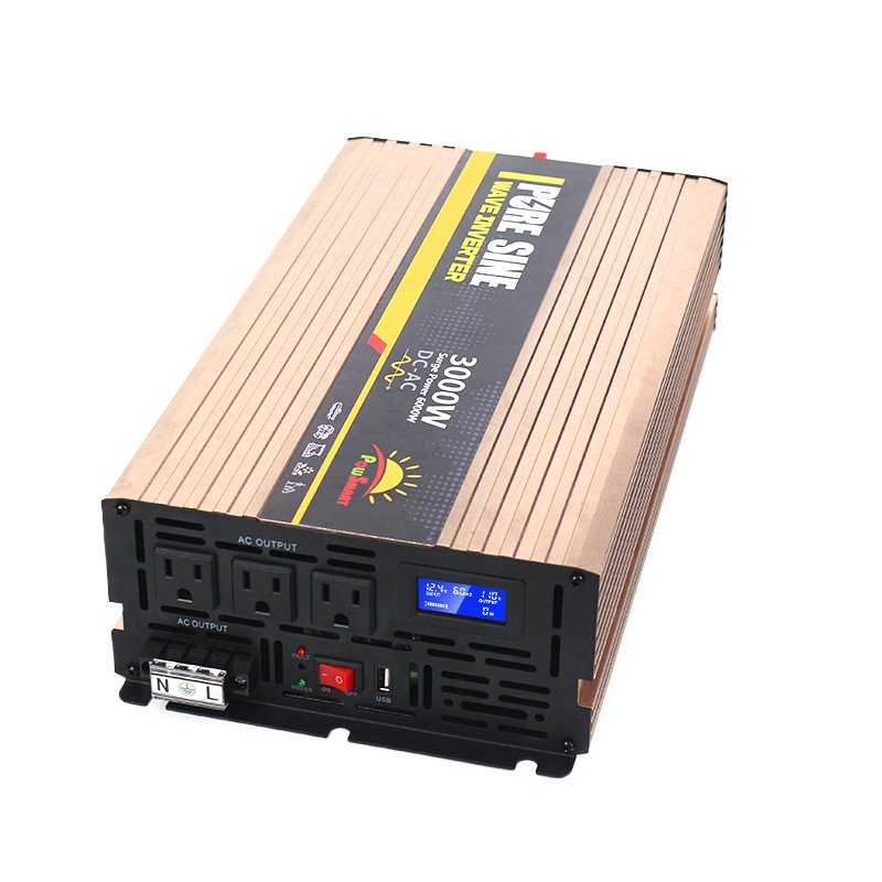 3000W/3kw Pure Sine Wave Inverter Car Battery Power With 110v-240v Output And 12v-48v Input Single Output Type