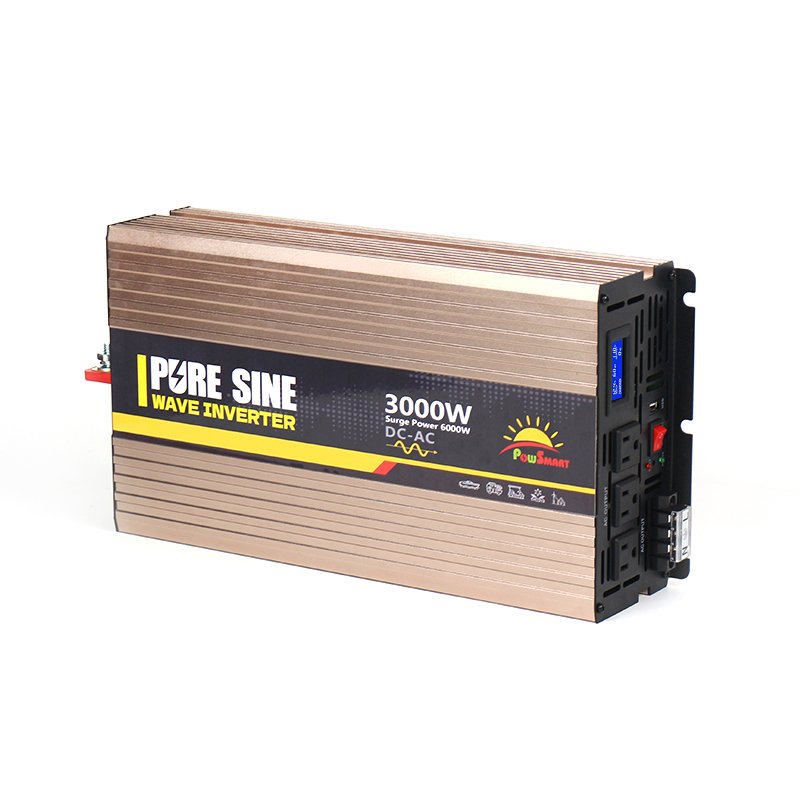 3000W/3kw Pure Sine Wave Inverter Car Battery Power With 110v-240v Output And 12v-48v Input Single Output Type